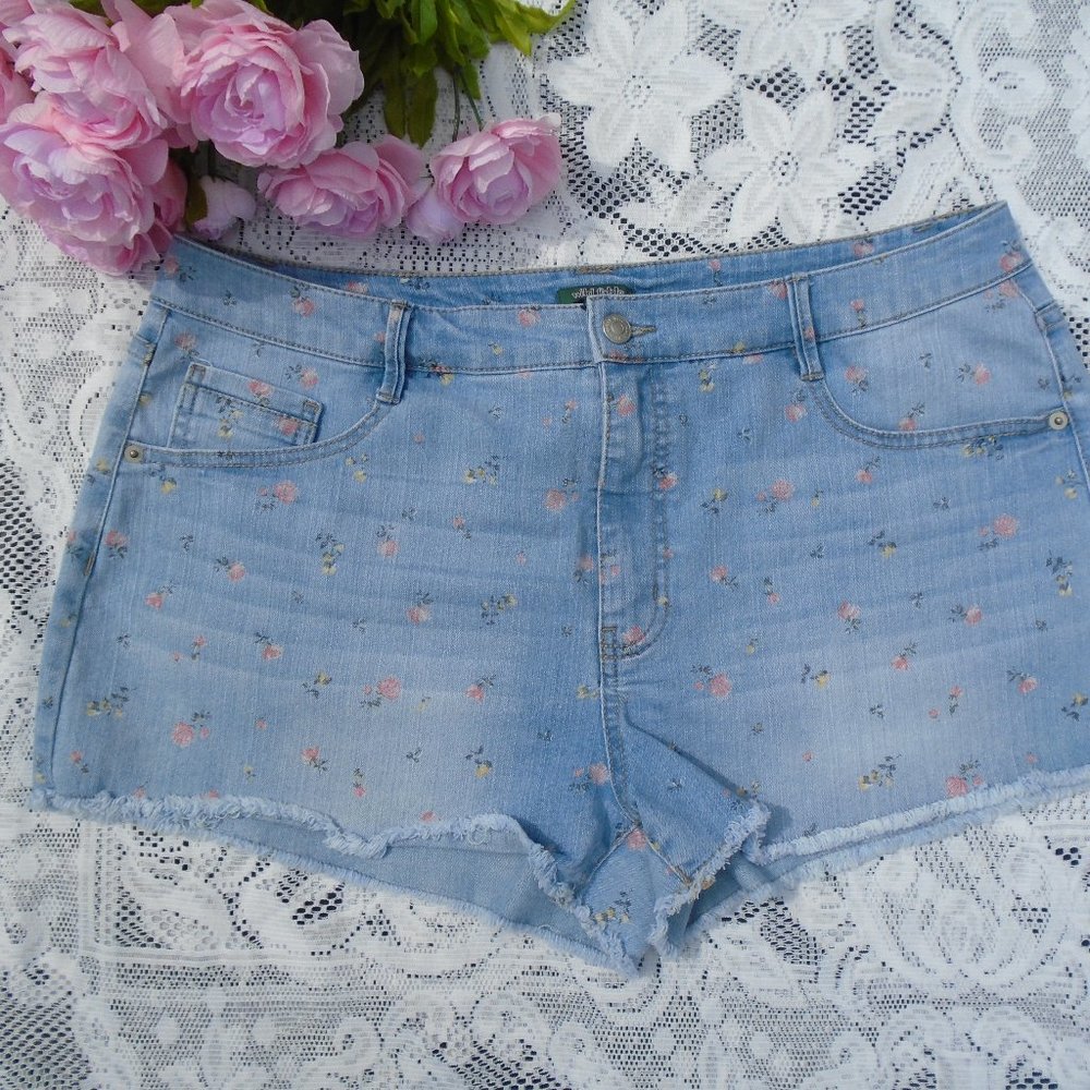 Wild Fable Floral Jean Shorts